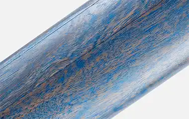 Close-up of durable, crack-resistant coating on Hanubal traditional Indian fitness tool